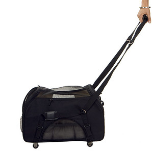 Rollable wheels for easy travel in airport terminal